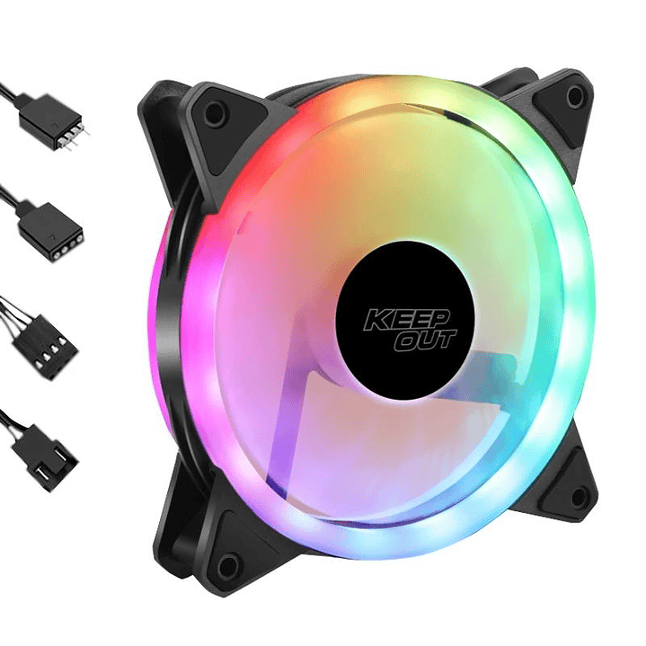 Keep Out Ventilador XFC-120SR BLACK 5V 1