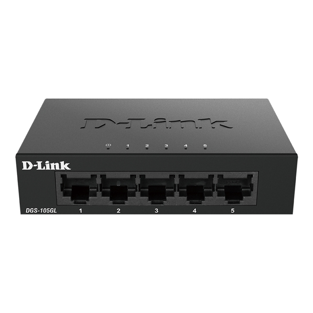 D-Link DGS-105GL Switch 5xGB Metal Plug&Play 1