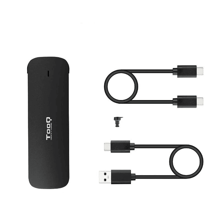 Tooq Caja Externa M.2 NVMe USB3.1 GEN2 Negra 3