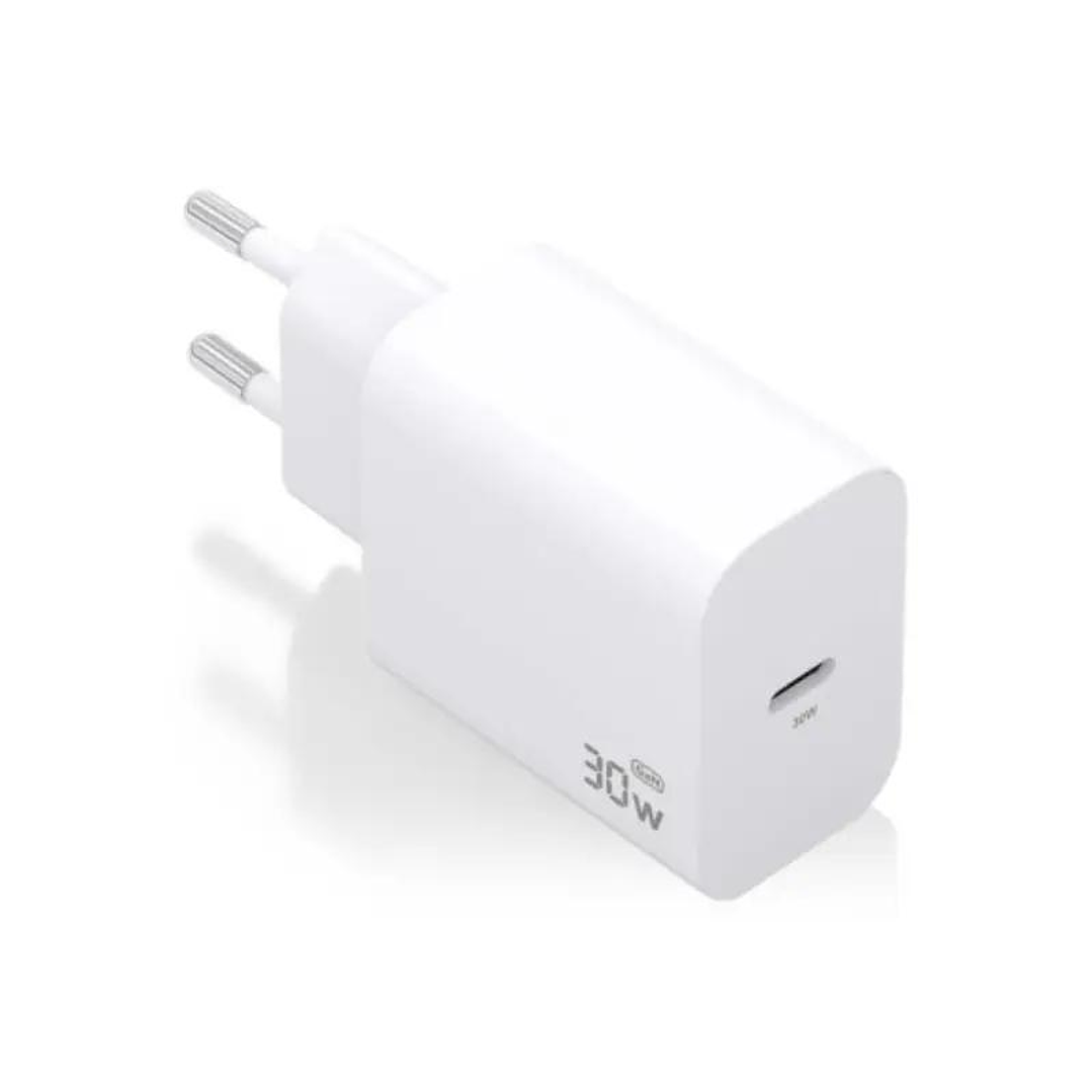 Aisens Cargador GaN 30W 1xUSB-C PD3.0 Blanco 1