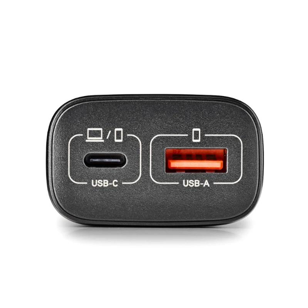 NGS CARGADOR GAN ULTRARAPIDO 45W USB-C+ USB-A 3