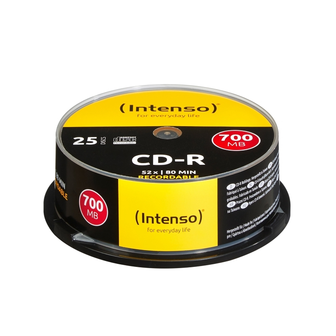 Intenso CD-R 700MB/80min tubo 25 unidades 1