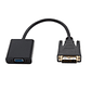 Nanocable Conversor DVI 24+1/M A VGA HDB15/H 10 cm - Miniatura 1