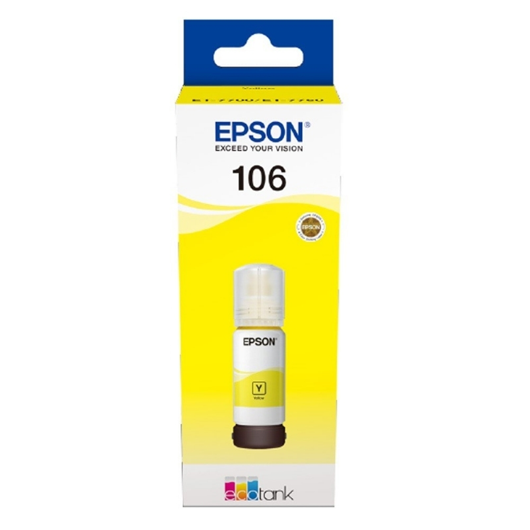Epson Botella Tinta Ecotank 106 Amarillo 1