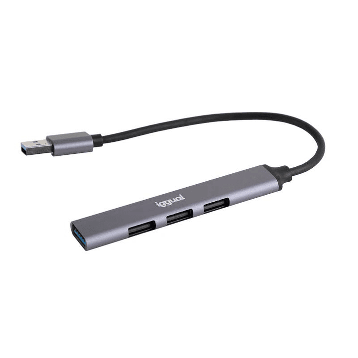 iggual Hub USB 3 puertos USB 2.0 + 1 USB 3.0 THIN 1
