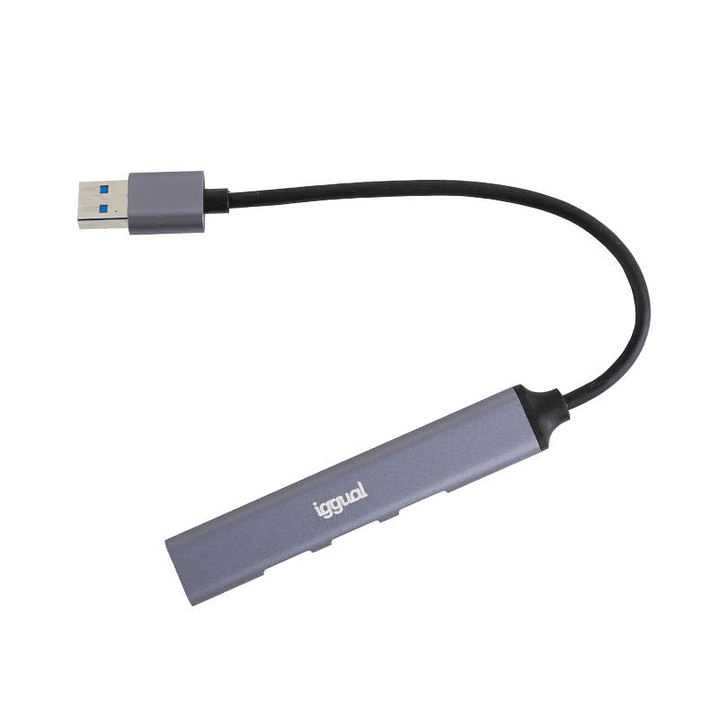 iggual Hub USB 3 puertos USB 2.0 + 1 USB 3.0 THIN 3