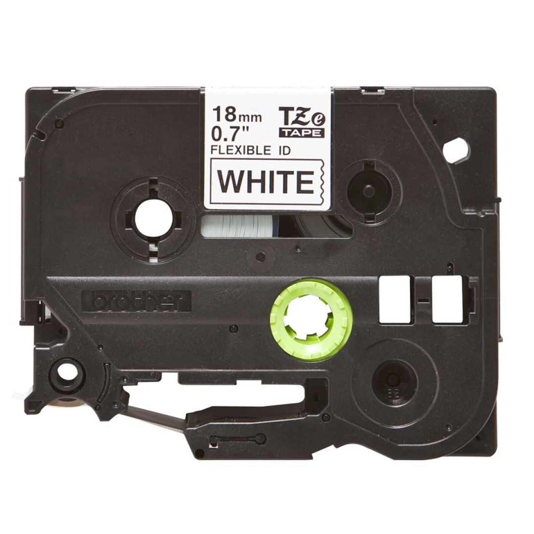 Brother Cinta TzeFX241 Texto Negro/Blanco 18mm 2