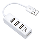 EWENT EW1122 MINI-HUB USB 4 PUERTOS BLANCO - Miniatura 1