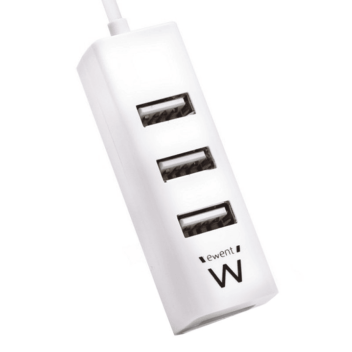 EWENT EW1122 MINI-HUB USB 4 PUERTOS BLANCO 2