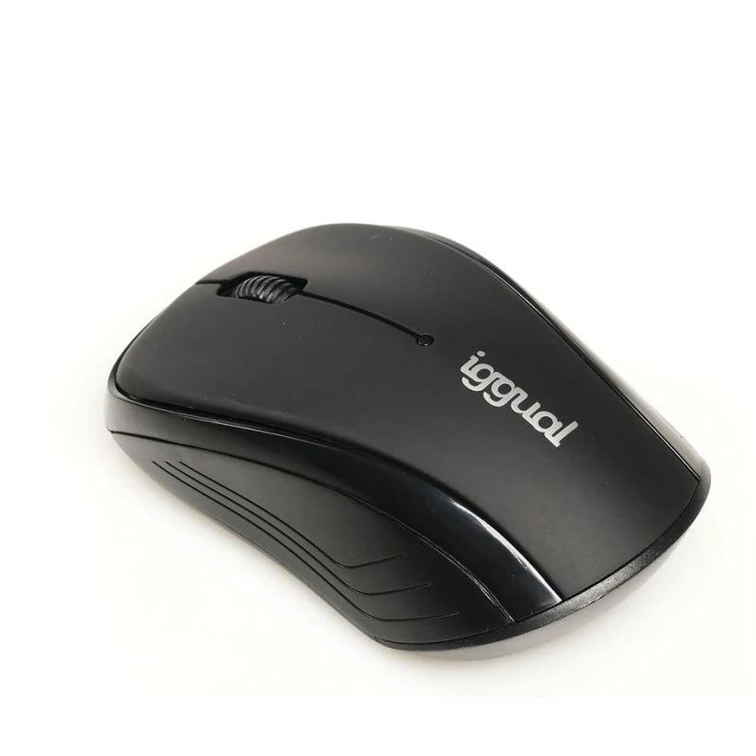 iggual Ratón inalámbrico WOM-BASIC-1600DPI negro 2