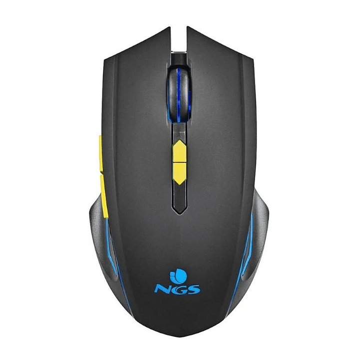 NGS RATON GAMING INALAMBRICO CON LUCES LED 1