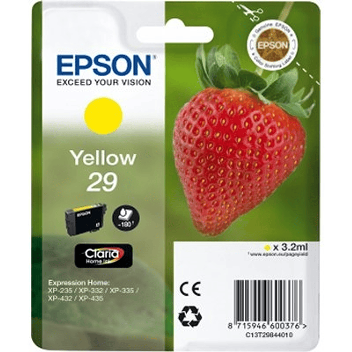 Epson Cartucho T2984 Amarillo 1