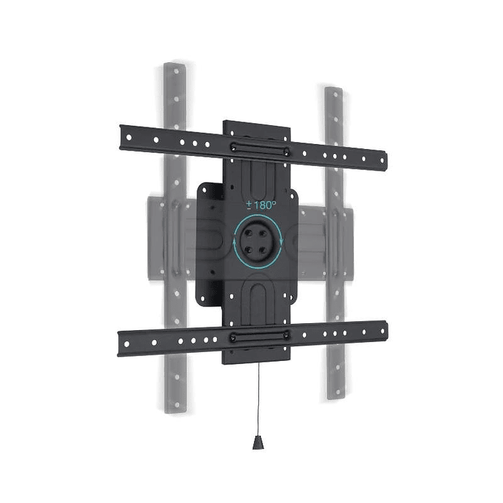 Tooq LP3780F-R Soporte pared rotación 360º Negro 2