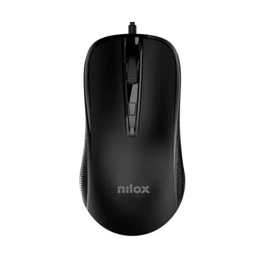 Nilox Ratón MOUSB1014 2400 dpi USB 2