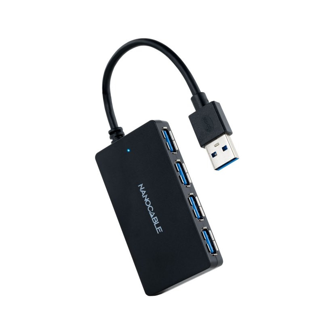 Nanocable Hub USB 3.0 con 4 Puertos de USB 3.0 1