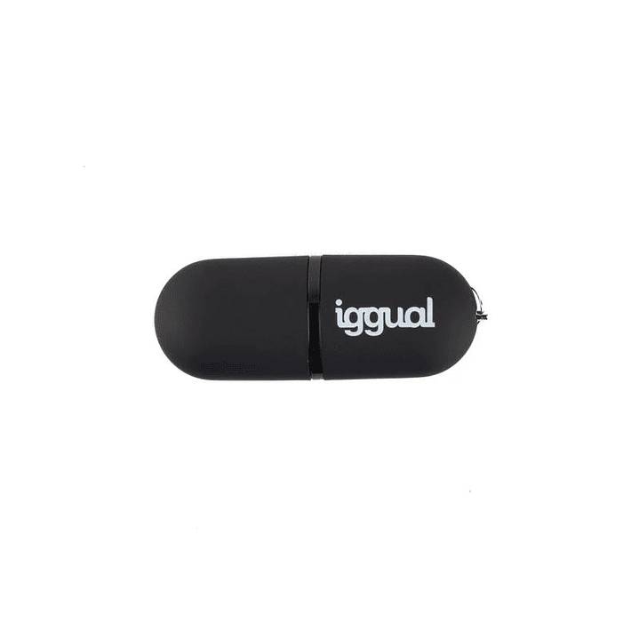 iggual Lápiz USB 2.0 16GB PEN16 negro con tapa 1