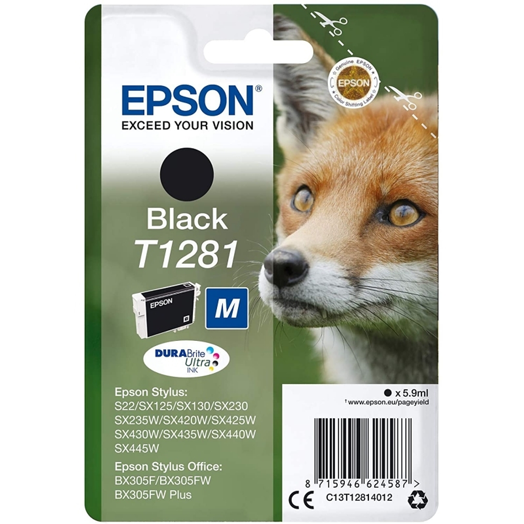 Epson Cartucho T1281 Negro 1