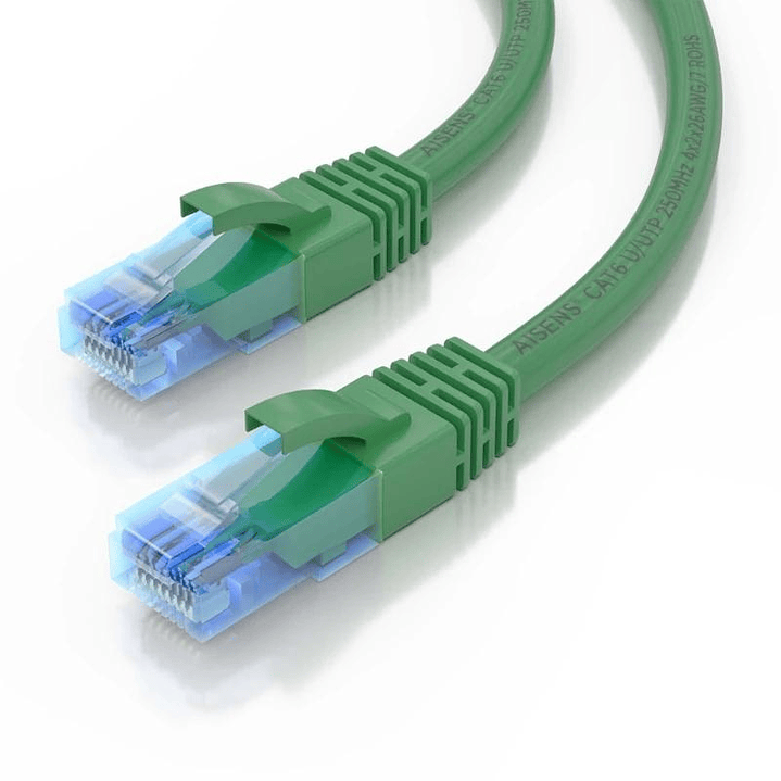Aisens Cable RJ45 CAT.6 UTP AWG26 CCA Verde 3.0m 3