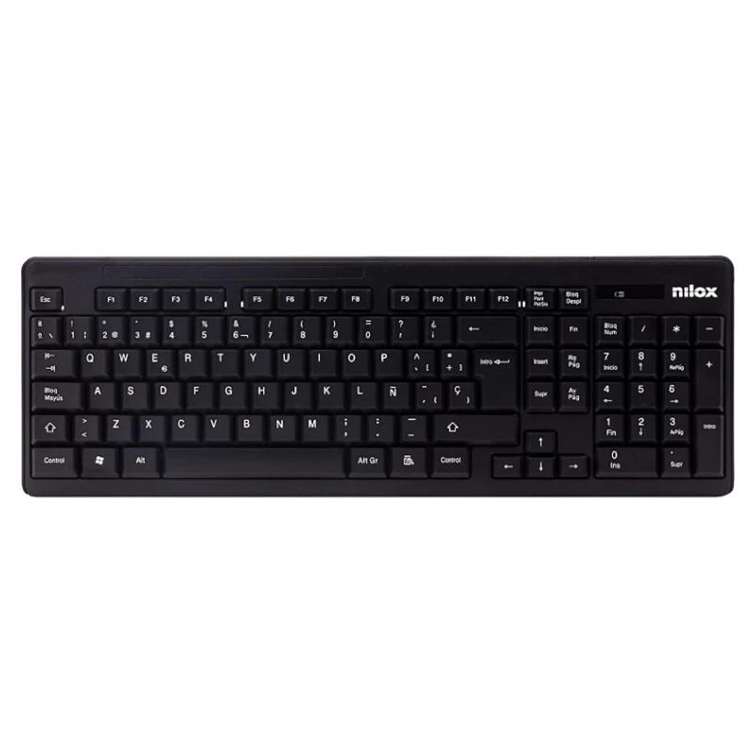 Nilox Teclado+raton NXKMWE0001 inalambrico Negro 3