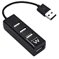 Ewent EW1123 MINI-HUB USB 4 Puertos Negro - Thumbnail 1
