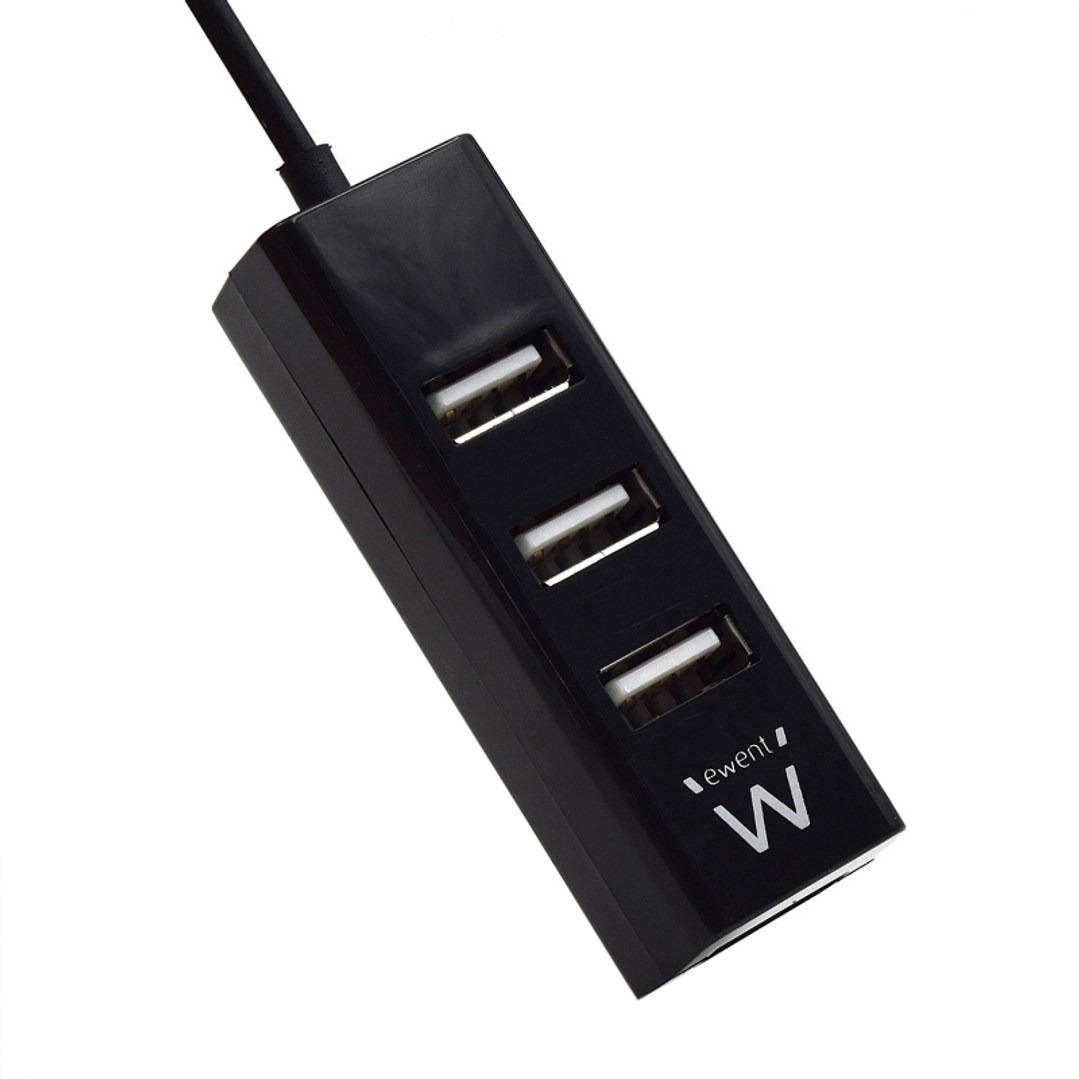 Ewent EW1123 MINI-HUB USB 4 Puertos Negro 2