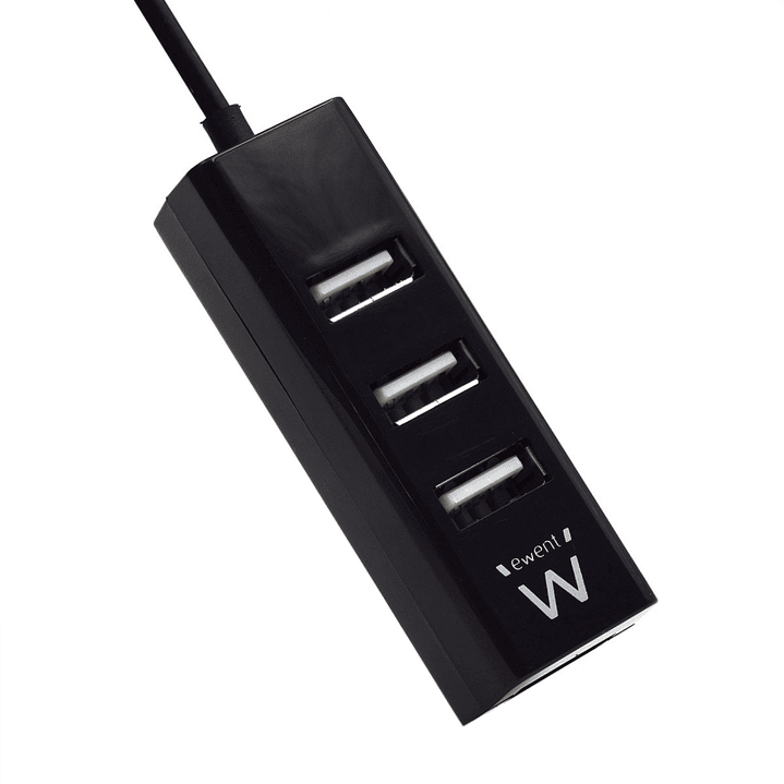 Ewent EW1123 MINI-HUB USB 4 Puertos Negro 2