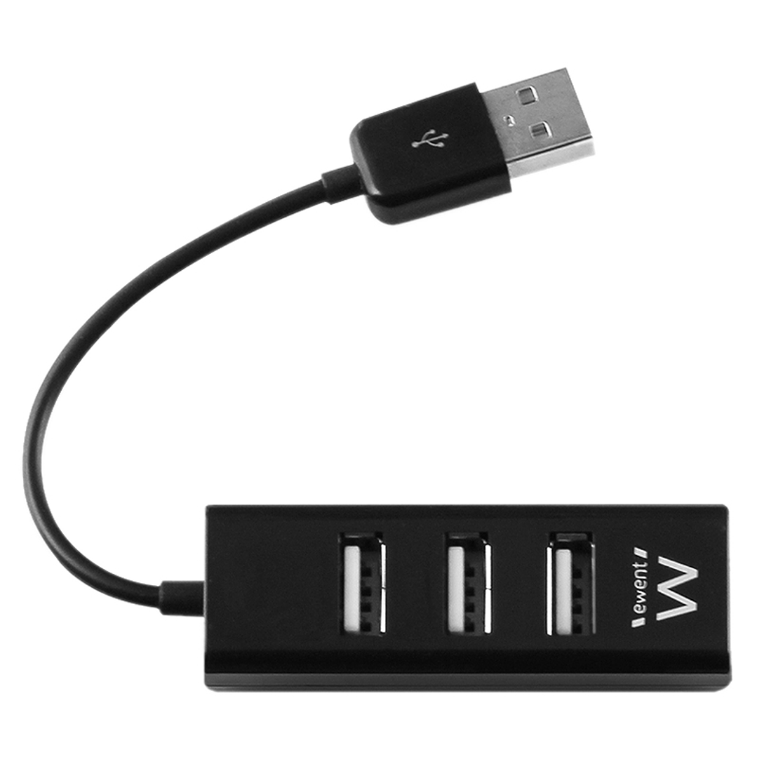 Ewent EW1123 MINI-HUB USB 4 Puertos Negro 3