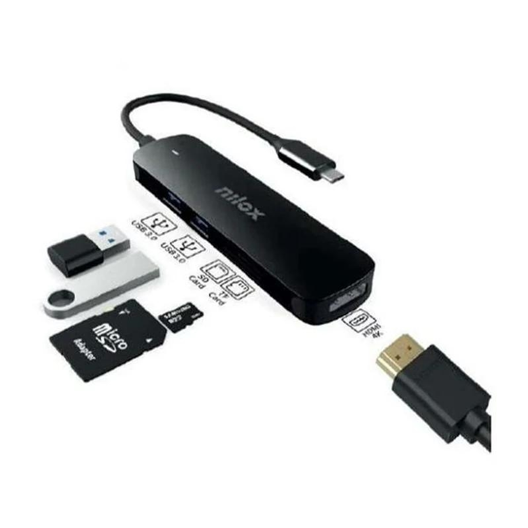 Nilox NXDSUSBC05 Adaptador USB-C 5 en 1 1