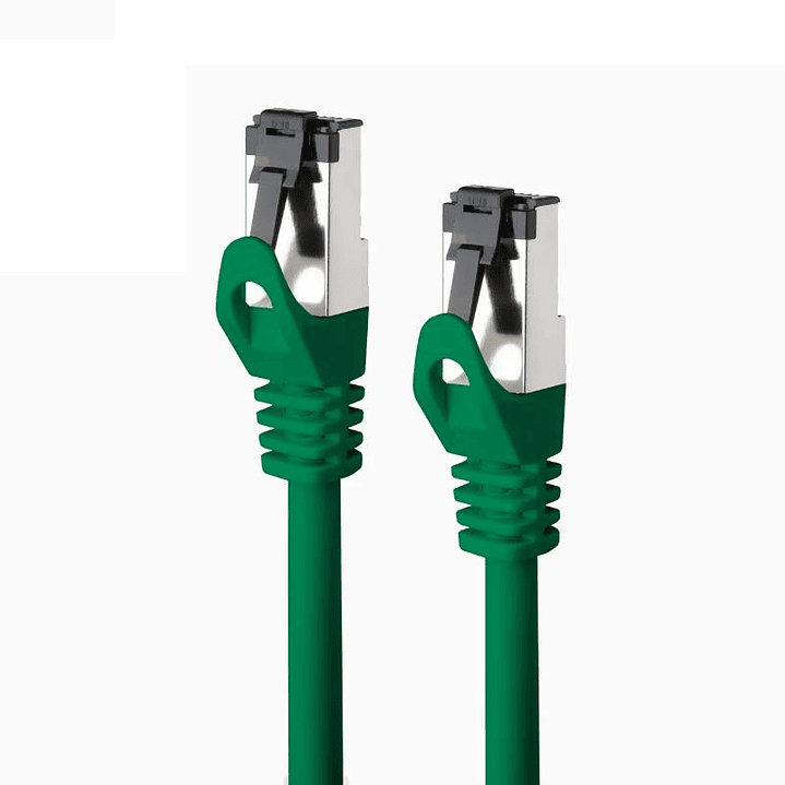 Nanocable Cable red Cat. 8.1 2GHZ SSTP Verde 0,25m 2