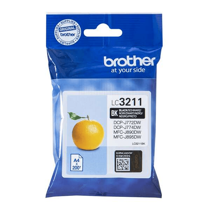 Brother LC3211 Negro Cartucho de Tinta Original - LC3211BK 1