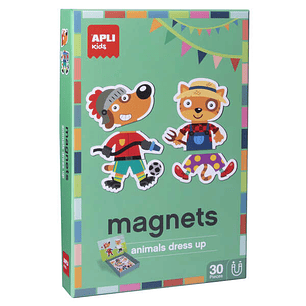 Apli Kids Juego Magnetico Dress Up Profesiones - Escenario Imantado de 28x18 - 30 Fichas Tematicas - Fomenta la Imaginacion y la Atencion - Diseño Exc