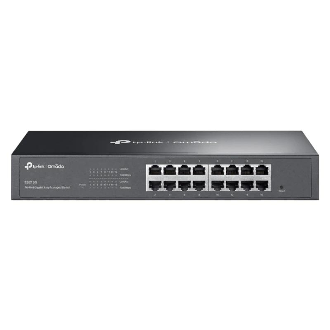 TP-Link ES216G Switch 16xGbE Metal 1U 1