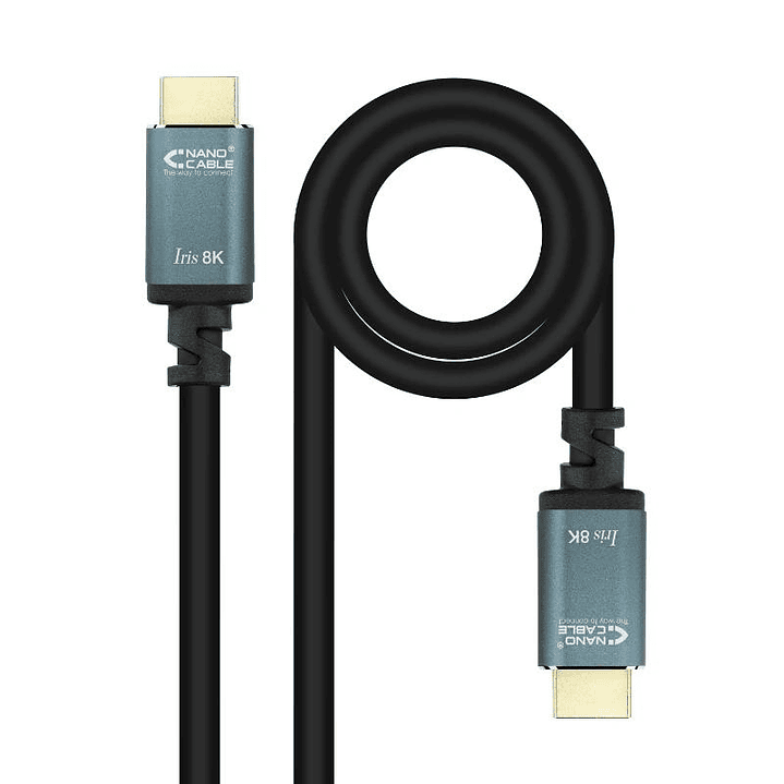 Nanocable Cable HDMI 2.1 IRIS 8K M-M 10 metros 1