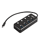 iggual Hub tipo C x 4 puertos USB 3.1 4BUTTONS - thumbnail 2