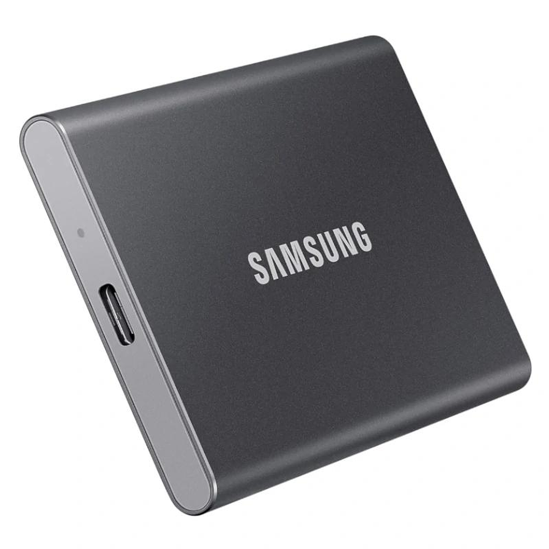 Samsung T7 SSD Externo 4TB NVMe USB 3.2  Gris 3