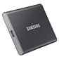 Samsung T7 SSD Externo 4TB NVMe USB 3.2  Gris - thumbnail 3