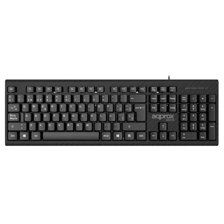 Approx Teclado con cable USB 2.0 3