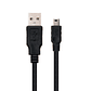Nanocable Cable USB 2.0, A/M-Mini B/M, negro, 0.5m - thumbnail 2