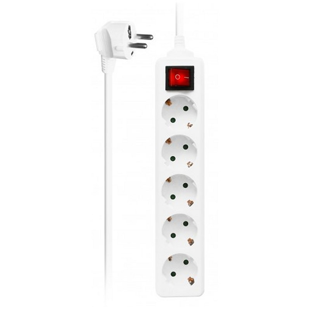 EWENT EW3916  Regleta 5 Tomas / 1 interruptor 1.5m 1