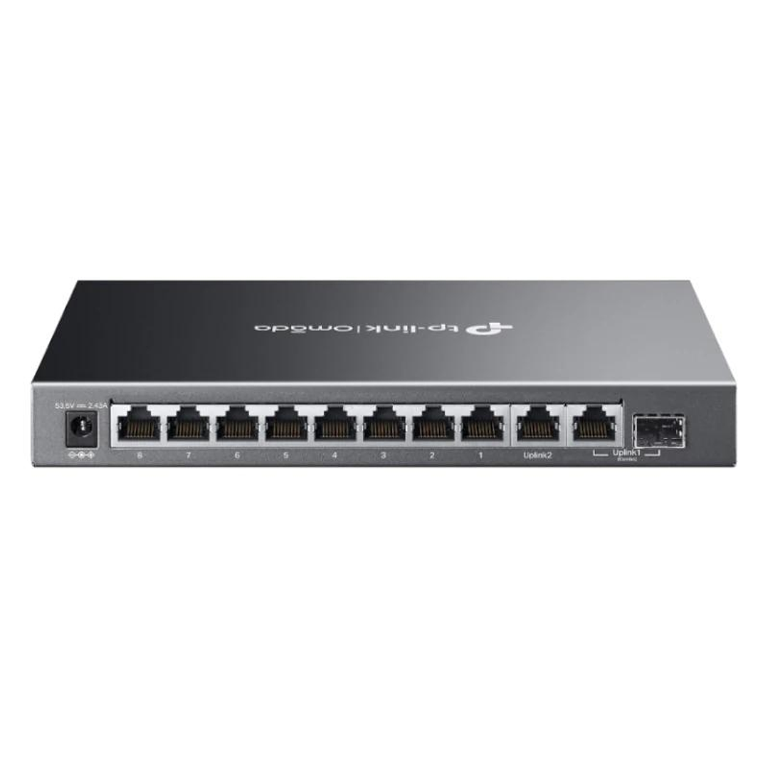 TP-Link ES210GMP Switch 8xG PoE+ 1xGbE 1xG-C 123W 2