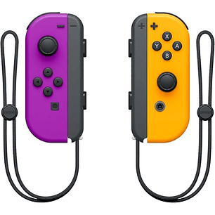Nintendo Set de 2 Mandos Joy-Con Izquierdo/Derecho para Nintendo Switch - Autonomia hasta 20h - Vibracion HD - Sensor de Movimiento y Acelerometro - B