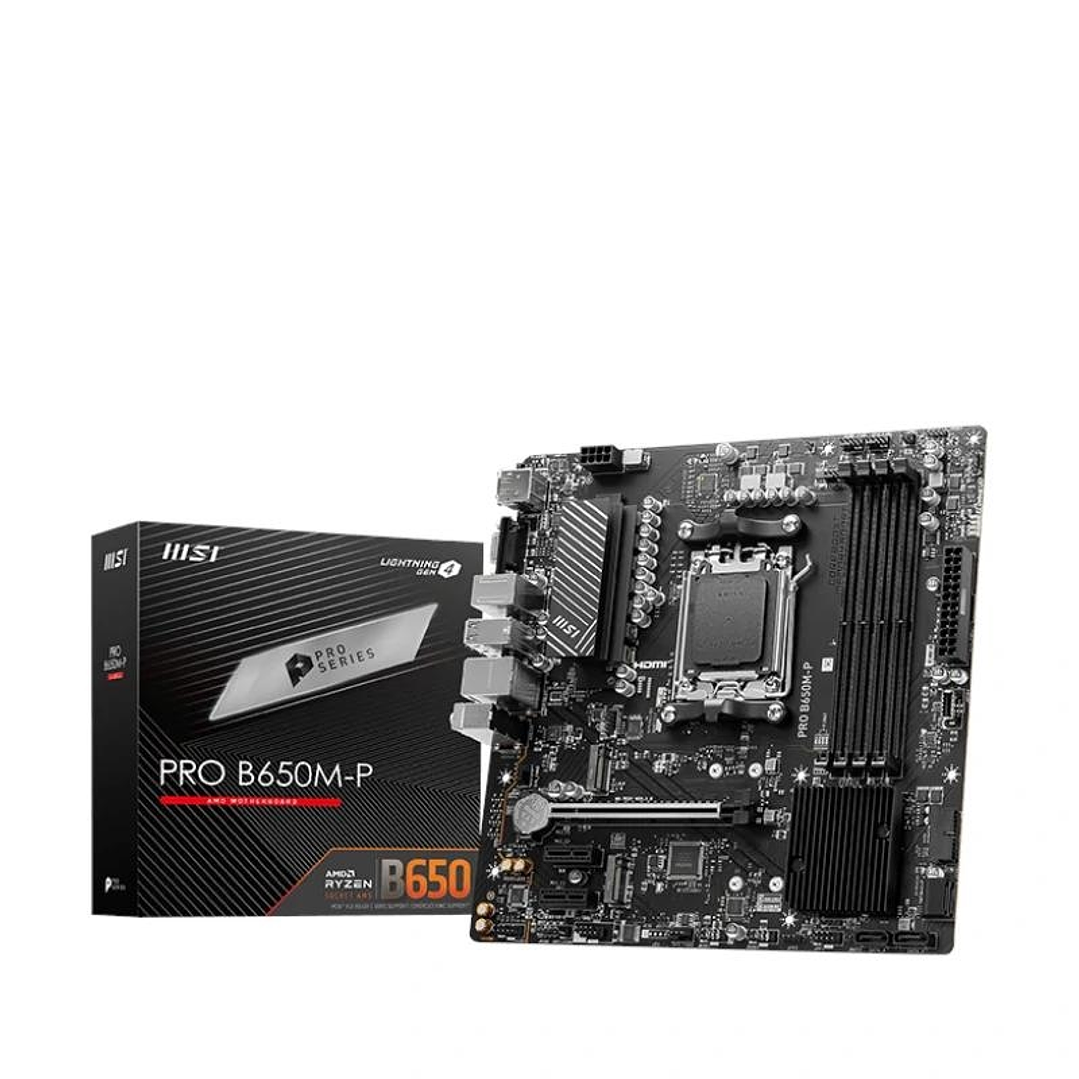MSI Placa Base PRO B650M-P mATX AM5 1