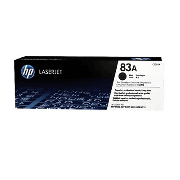 HP Tóner CF283A Negro 1