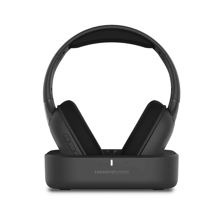 Energy Sistem SoundReel TV Auriculares Para TV - Conexion RF, Bluetooth, Optico y Jack - Hasta 18h de Bateria - Compatible Con Todos los TV - Color Ne 1