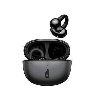 Blackbyte by Pedro Buerbaum Open Ear Flow Auriculares Bluetooth - Alcance 10m - Control Tactil - Color Gris