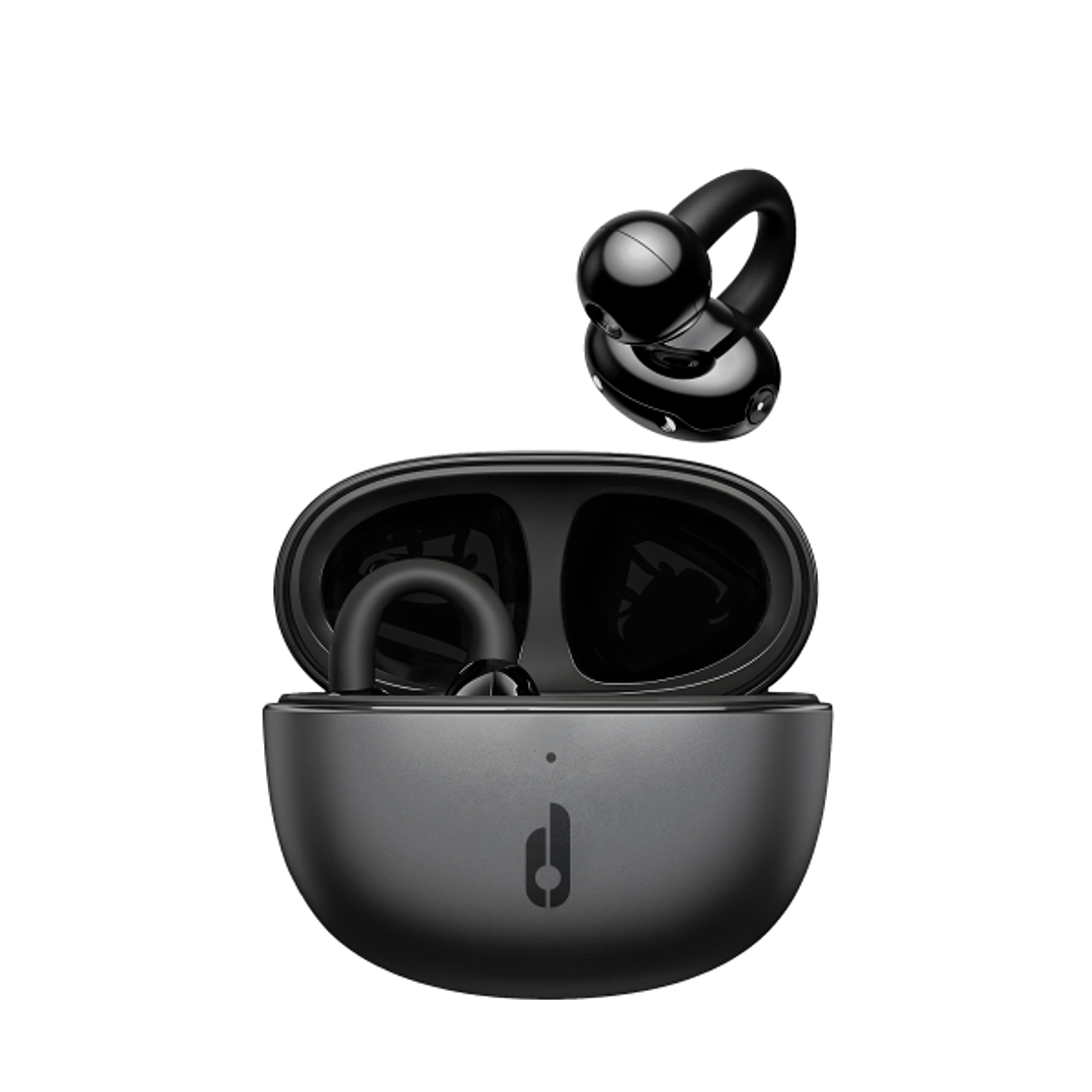 Blackbyte Open Ear Flow Auriculares Bluetooth - Alcance 10m - Control Tactil - Color Gris 1