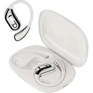 Blackbyte by Pedro Buerbaum Sport Boost Pro Auriculares Bluetooth Deportivos - Altavoz de 15mm - Control Tactil - Color Blanco