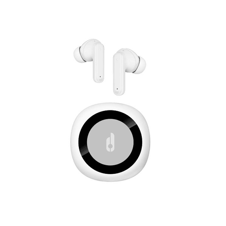 Blackbyte Infinity Auriculares Bluetooth - Cancelacion de Ruido ENC/ANC - Alcance 10m - Control Tactil - Color Blanco 1