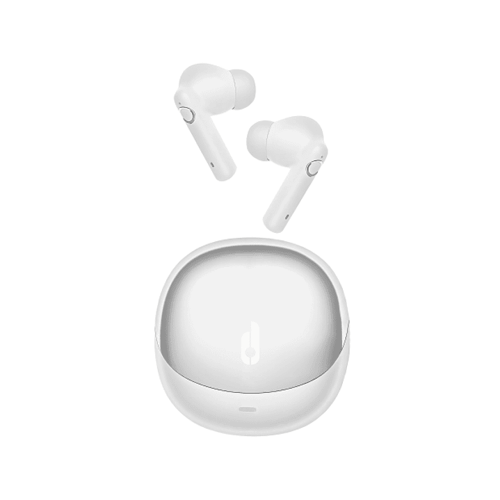 Blackbyte Espejo Eclipse Auriculares Bluetooth  - Cancelacion de Ruido ENC/ANC - Alcance 10m - Control Tactil - Color Blanco 1