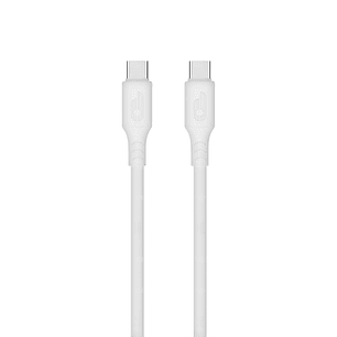 Blackbyte by Pedro Buerbaum Cable USB-C Macho a USB-C Macho de Silicona - Hasta 60W - 1 metro - 480Mbps - Compatible con Carga Rapida - Diametro 3mm -